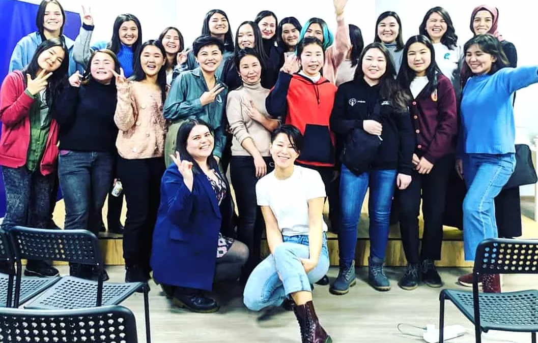 How can mentoring change gender biases in the Kyrgyz workplace?