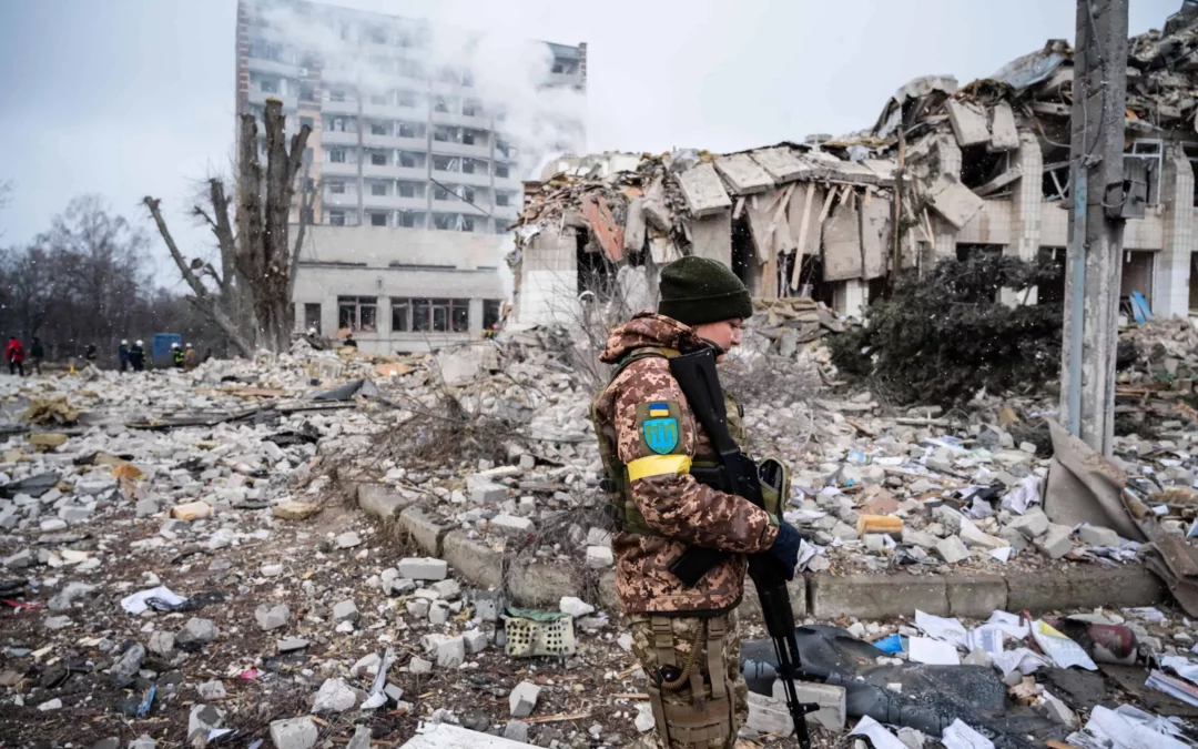 Fellows in Ukraine fight hard for freedom and democracy