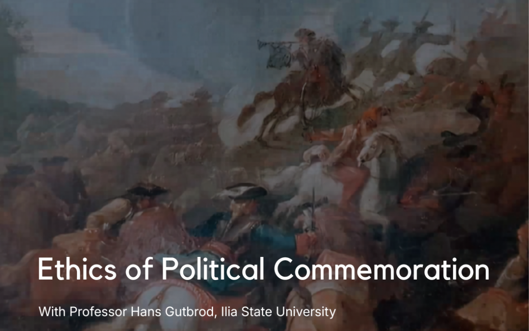 Remembering well: why memorialisation matters for democracy