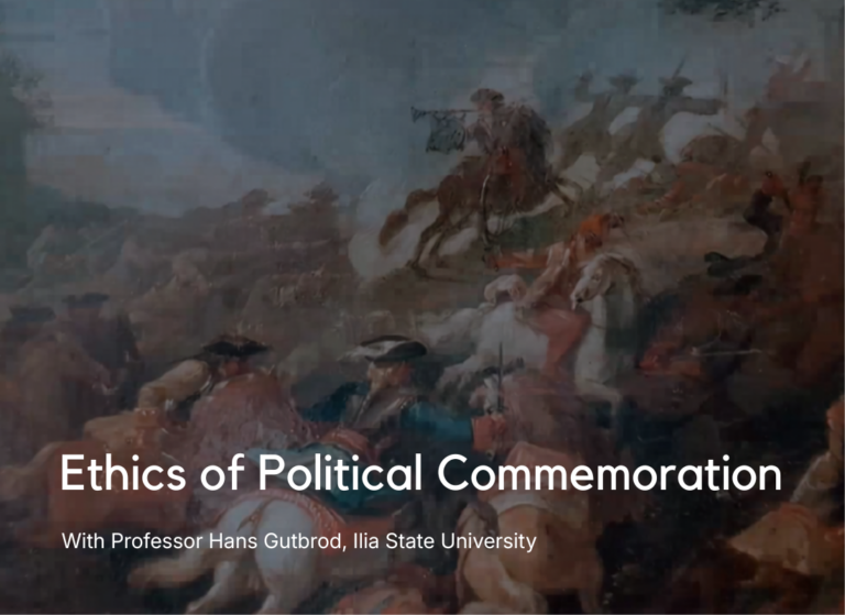 Remembering well: why memorialisation matters for democracy