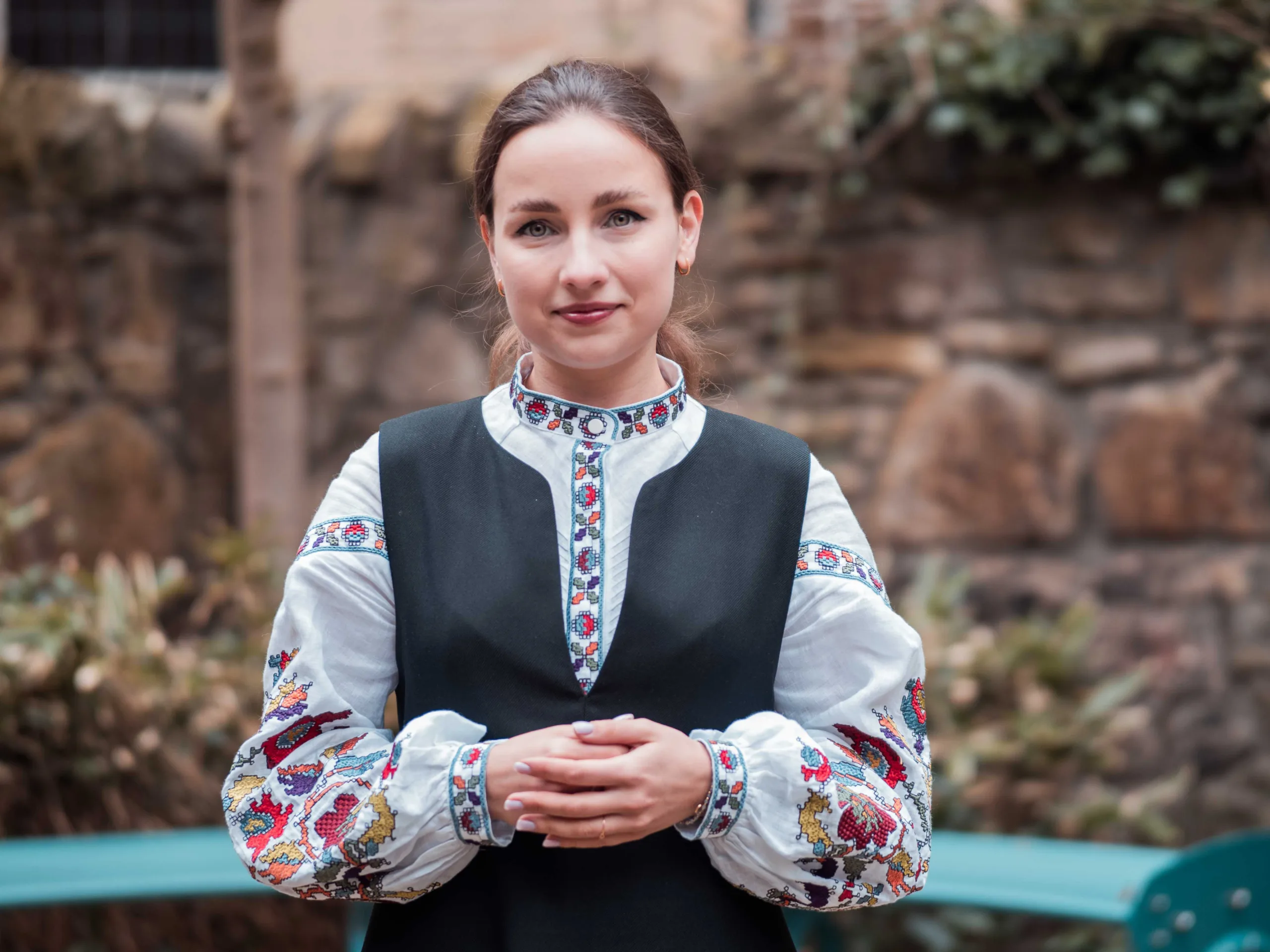 Kataryna in vyshyvanka