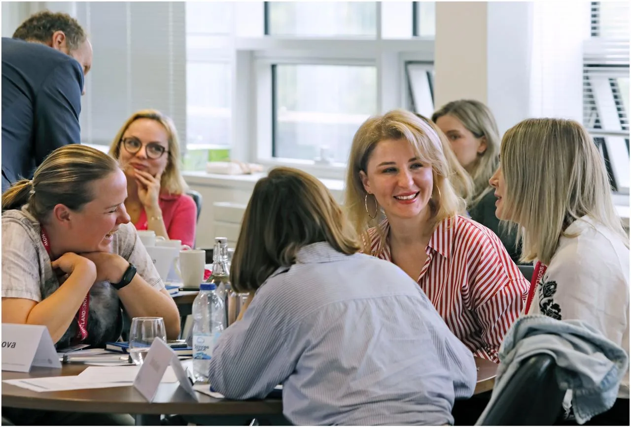 Group of women sitting in a lecture room